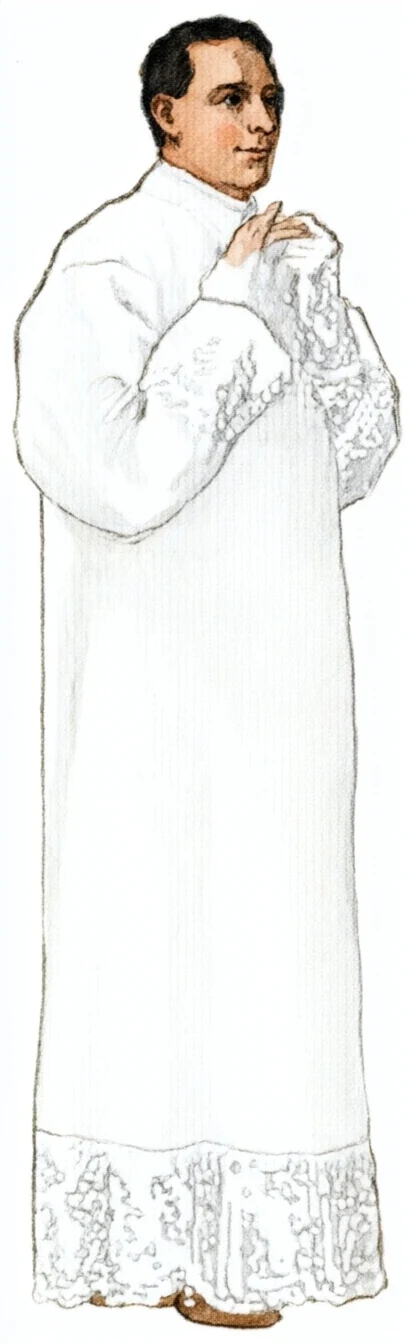 Priest in Alb
