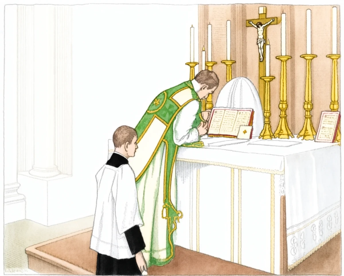The “Consecration of the Wine.” “This is the Chalice of My Blood.”